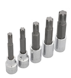 Juego de dados con punta ribe cuadro de 1/2", 5 piezas, en riel Urrea 5443M5 - imagen 2