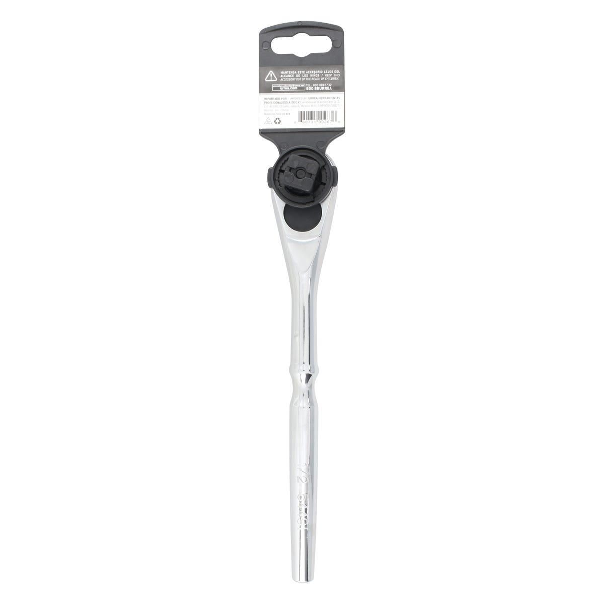 Matraca reversible cromada, quick release, para dado cuadro de 1/2" Urrea 5449I - imagen 3