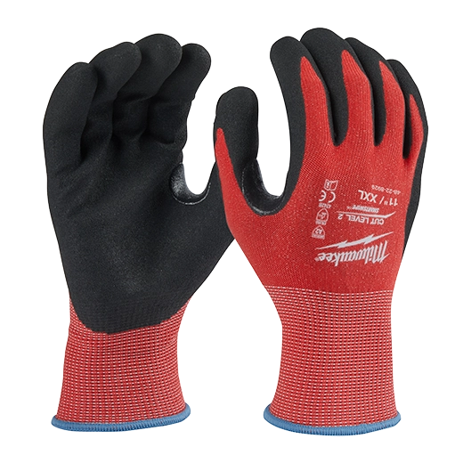 12 pares de guantes de nitrilo con corte nivel 2 - XXL Milwaukee 48-22-8929B