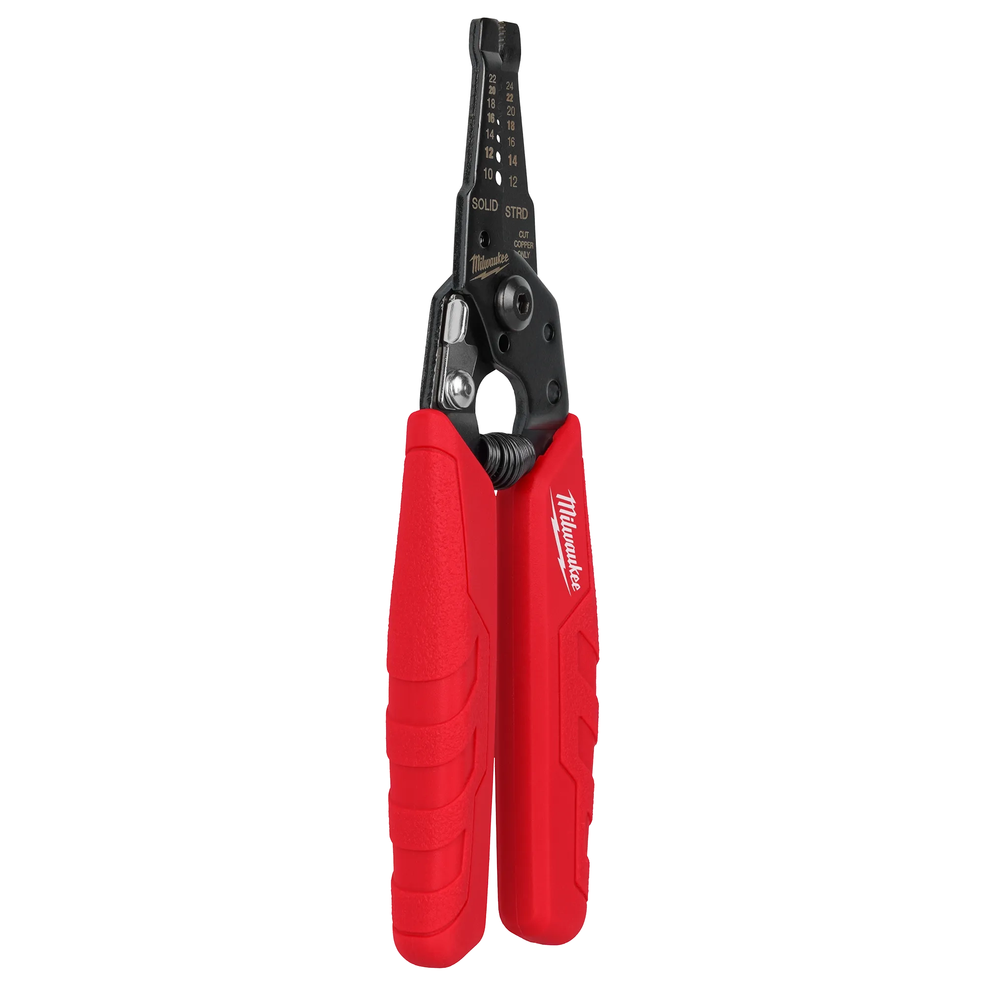 Pelacables y cortador compacto con empuñadura cómoda para cables de 10-24 AWG Milwaukee 48-22-3044 - imagen 4