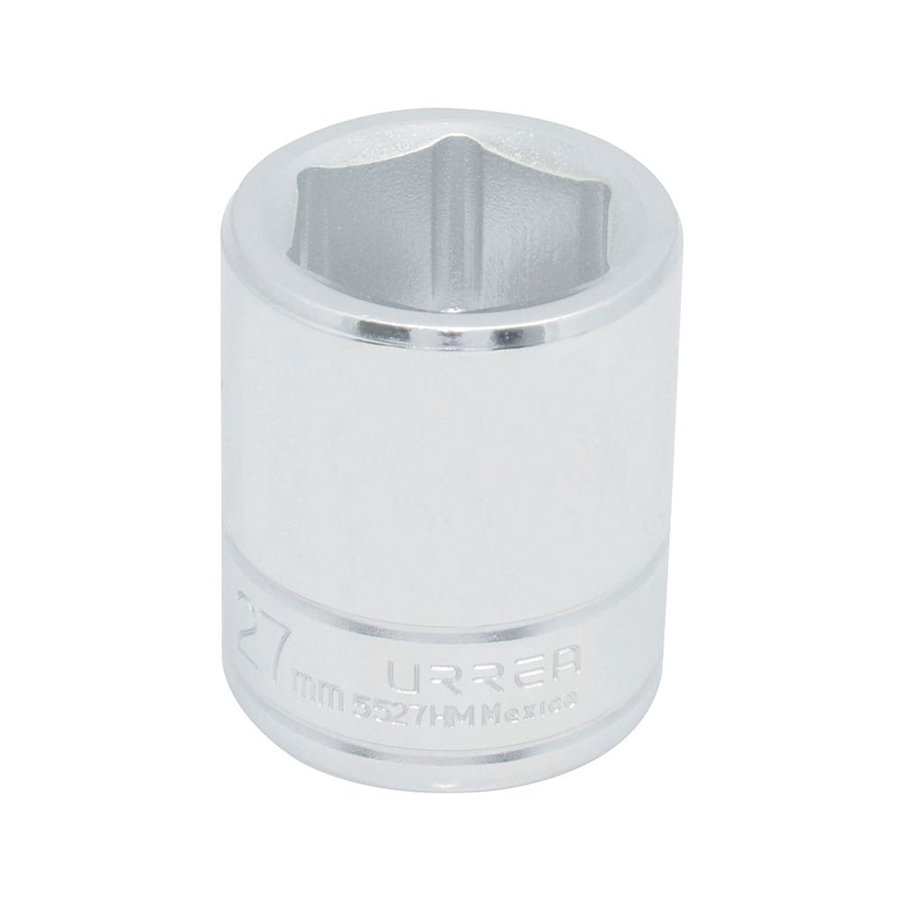 Dado cuadro de 3/4", 6 puntas, métrico, 27 mm Urrea 5527HM