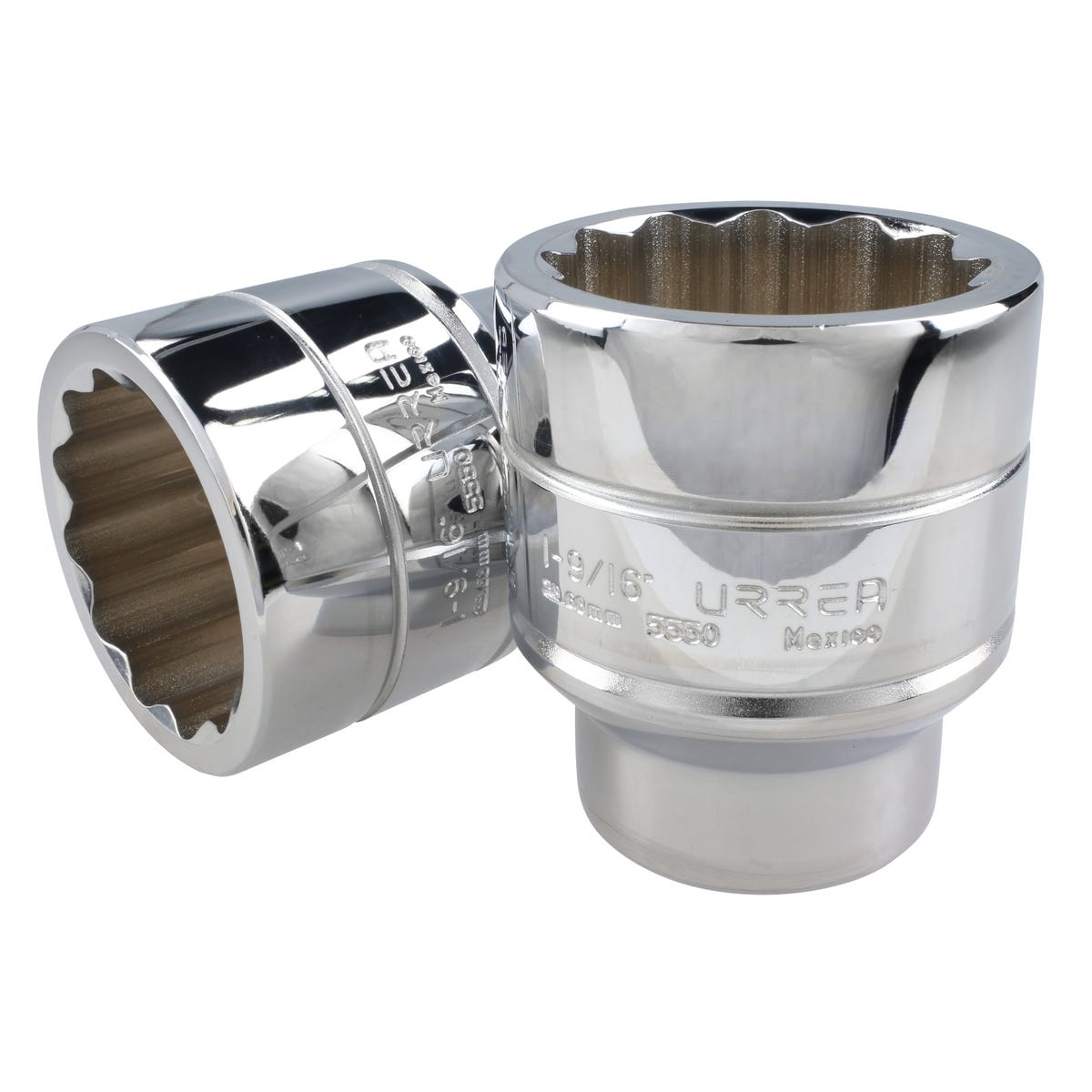 Dado cuadro de 3/4", 12 puntas, en pulgadas, 1-9/16" Urrea 5550