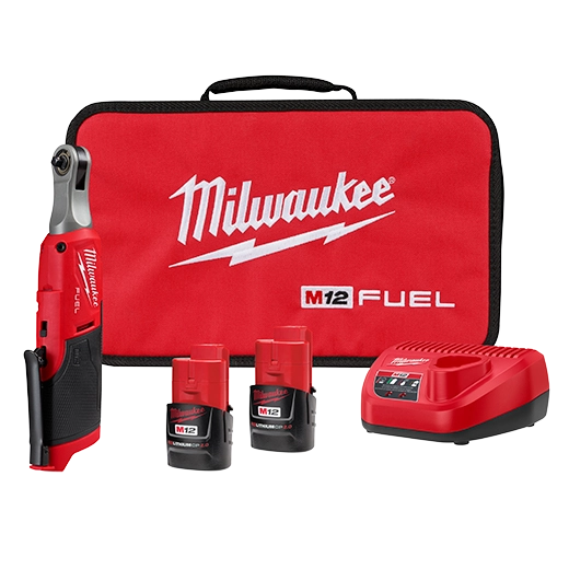 Kit de trinquete de alta velocidad M12 FUEL™ de 1/4" Milwaukee 2566-22