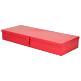 Caja metálica usos múltiples color rojo 23" x 9" x 3" Urrea 5696 - imagen 3