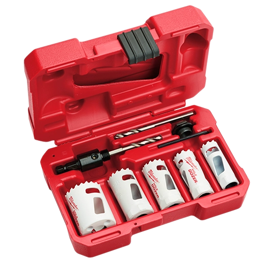 Kit de sierra de corona Hole Dozer de uso general de 9 piezas Milwaukee 49-22-4006