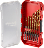 Juego de brocas de titanio SHOCKWAVE Impact Duty™ RED HELIX™ de 15 piezas Milwaukee 48-89-4670