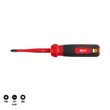 Destornillador de punta delgada 4 en 1 con múltiples brocas con aislamiento para 1000 V Milwaukee 48-22-2216 - imagen 2