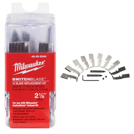 Kit de repuestos de 10 hojas SWITCHBLADE™ de 2" Milwaukee 48-25-5335