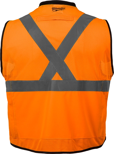 Chaleco de seguridad naranja de alto rendimiento y alta visibilidad Clase 2: 2XL/3XL (CSA) Milwaukee 48-73-5093 - imagen 2
