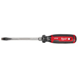Destornillador de punta plana de 5/16" de 6" con empuñadura acolchonada (EE. UU.) Milwaukee MT207