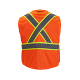 Chaleco de seguridad desprendible de malla naranja de alta visibilidad Clase 2: S/M (CSA) Milwaukee 48-73-5175 - imagen 2