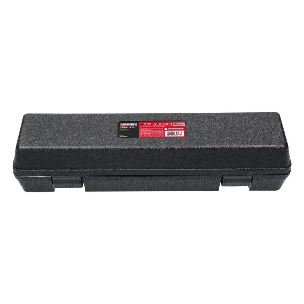 Torquímetro de carátula con cuerpo de aluminio cuadro de 3/8", 30-150 in-lb Urrea 6119 - imagen 4