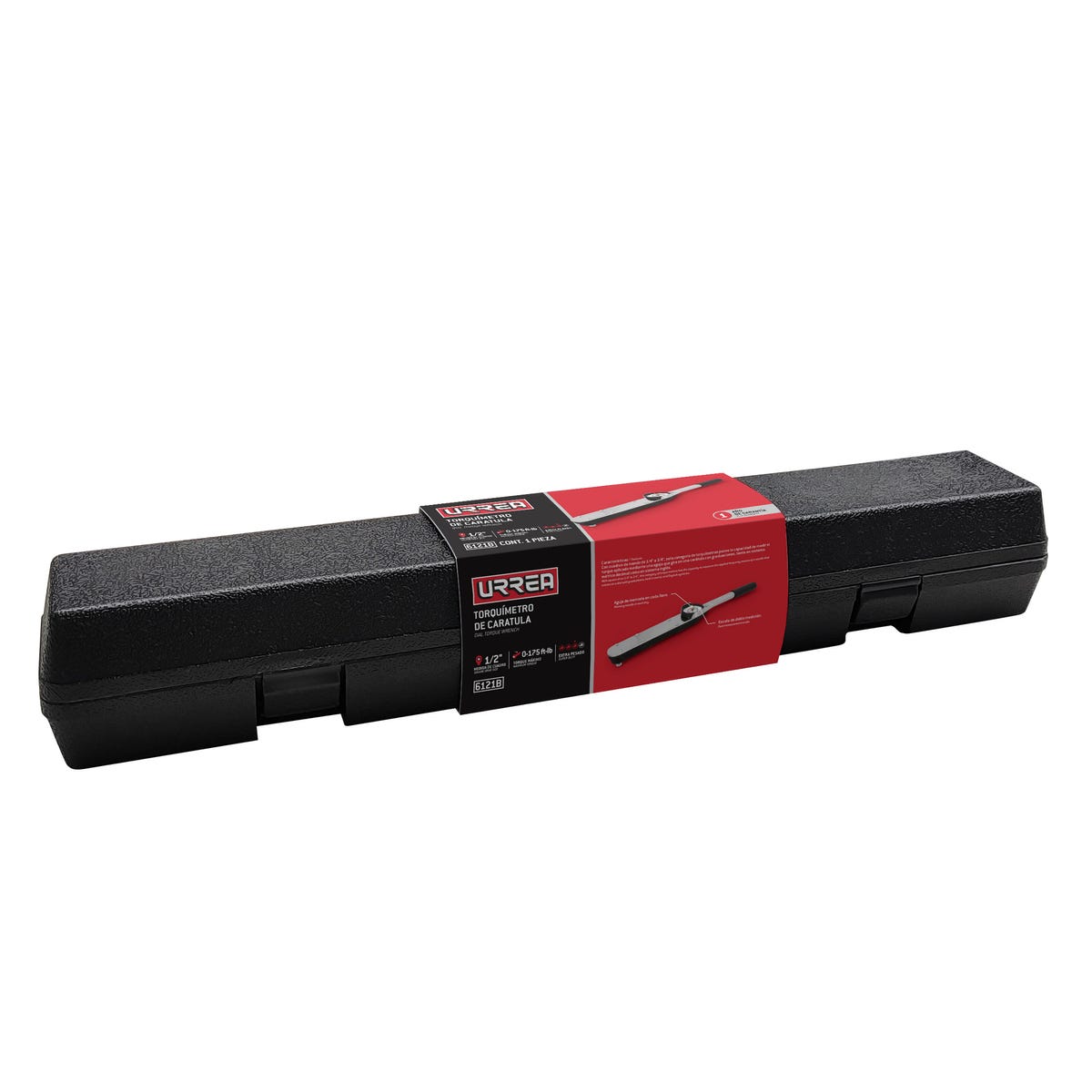 Torquímetro de carátula cuadro de 1/2", 0-175 ft-lb Urrea 6121B - imagen 3