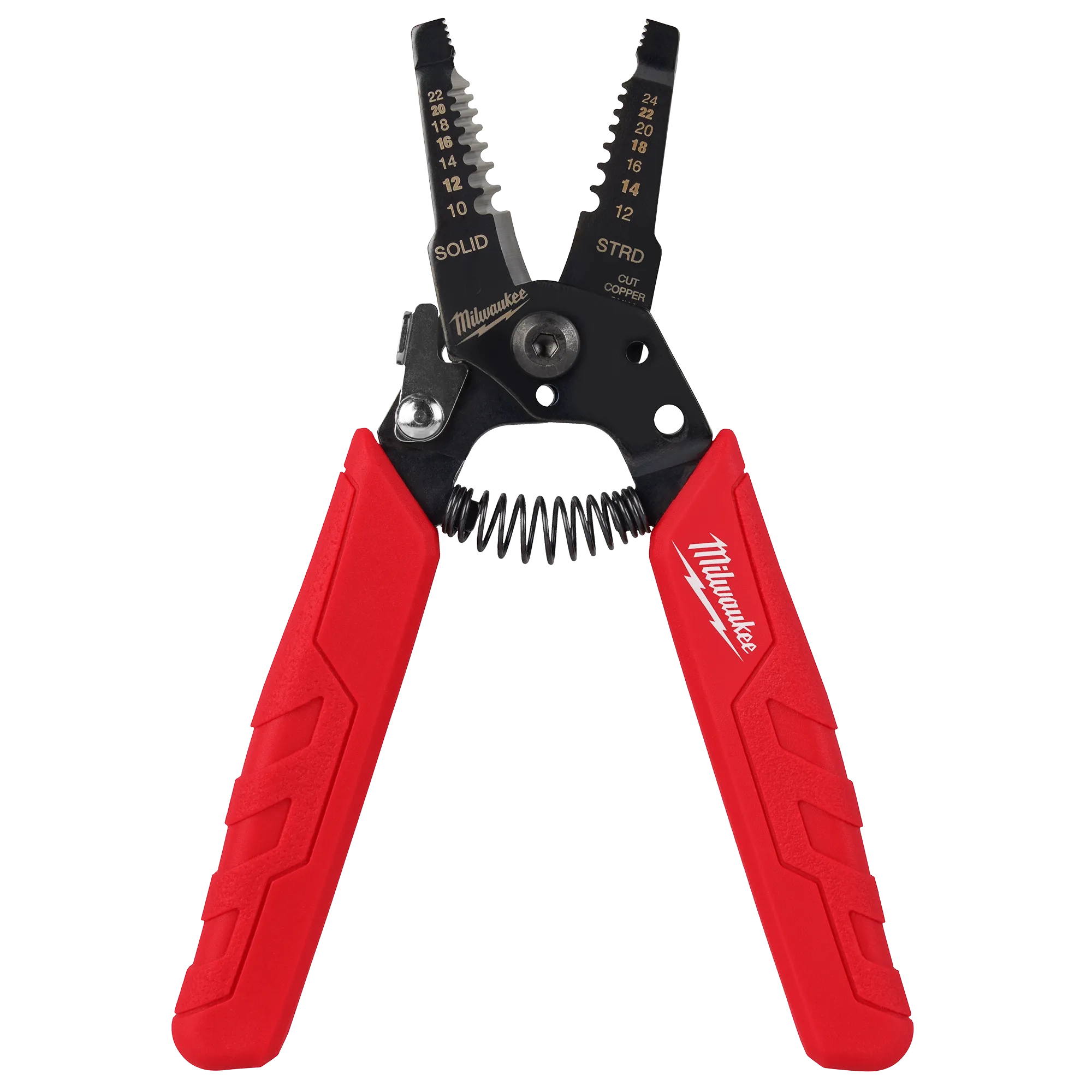 Pelacables y cortador compacto con empuñadura cómoda para cables de 10-24 AWG Milwaukee 48-22-3044 - imagen 6