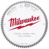 Hoja de sierra circular de 14" para cortar metal y acero inoxidable Milwaukee 48-40-4505