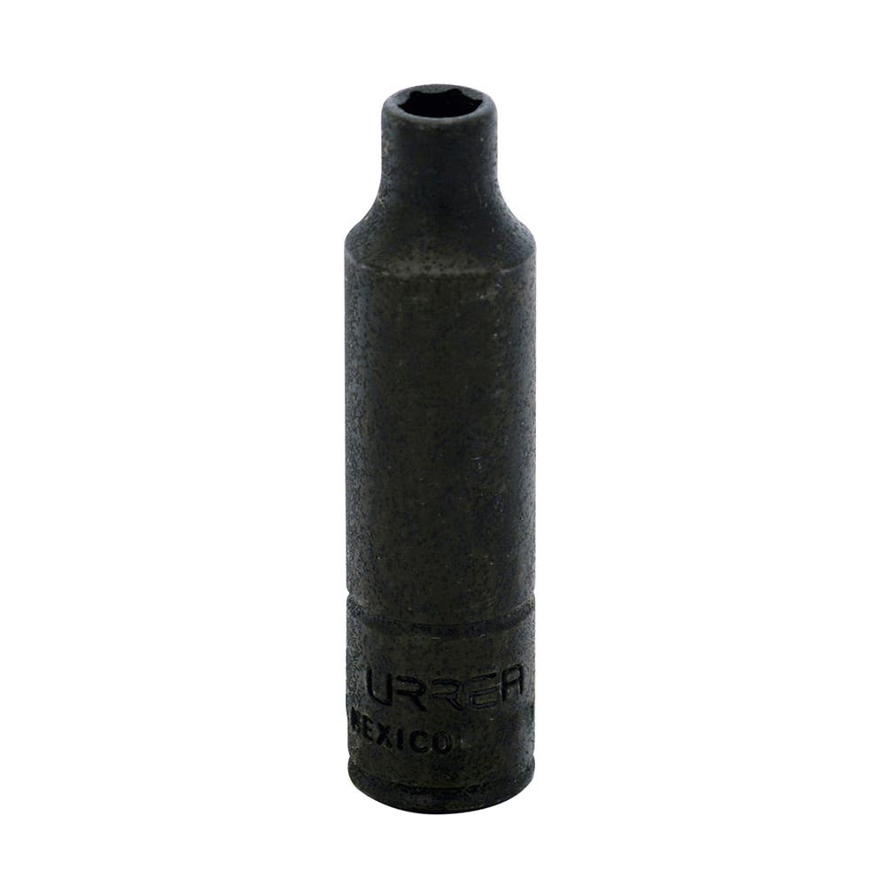 Dado de impacto largo cuadro de 1/4", 6 puntas, en pulgadas, 3/16" Urrea 6506H