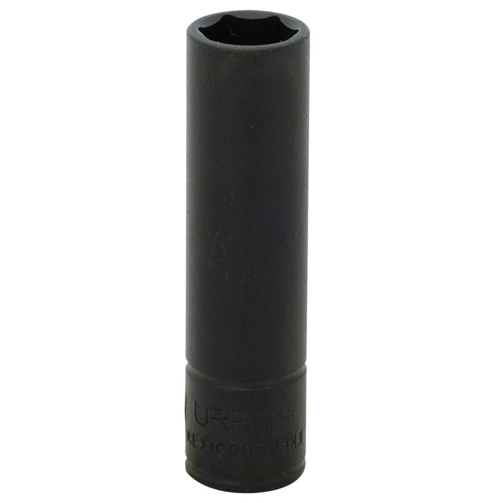 Dado de impacto largo cuadro de 1/4", 6 puntas, métrico, 9 mm Urrea 6509HM - imagen 2