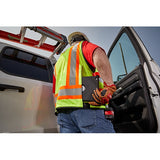 Chaleco de seguridad naranja de gran visibilidad clase 2 para inspector: L/XL talla L/XL Milwaukee 48-73-5166 - imagen 5