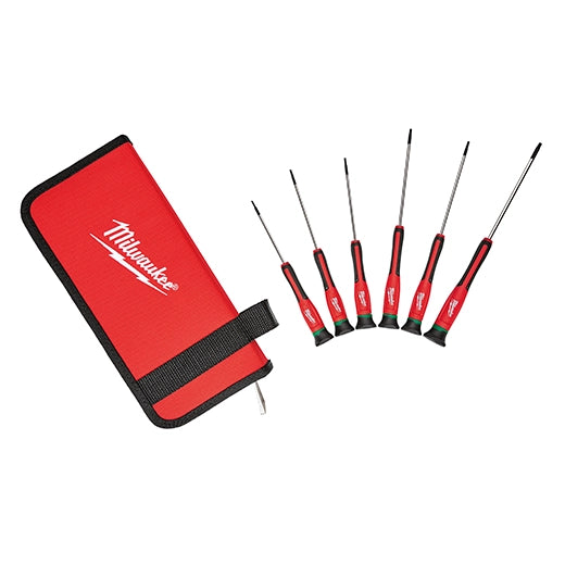 Juego de destornilladores de precisión de 6 piezas con estuche TORX® Milwaukee 48-22-2610 - imagen 2