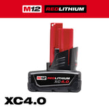 Juego de batería M12™ REDLITHIUM™ XC 4.0 con capacidad extendida Milwaukee 48-11-2440 - imagen 2