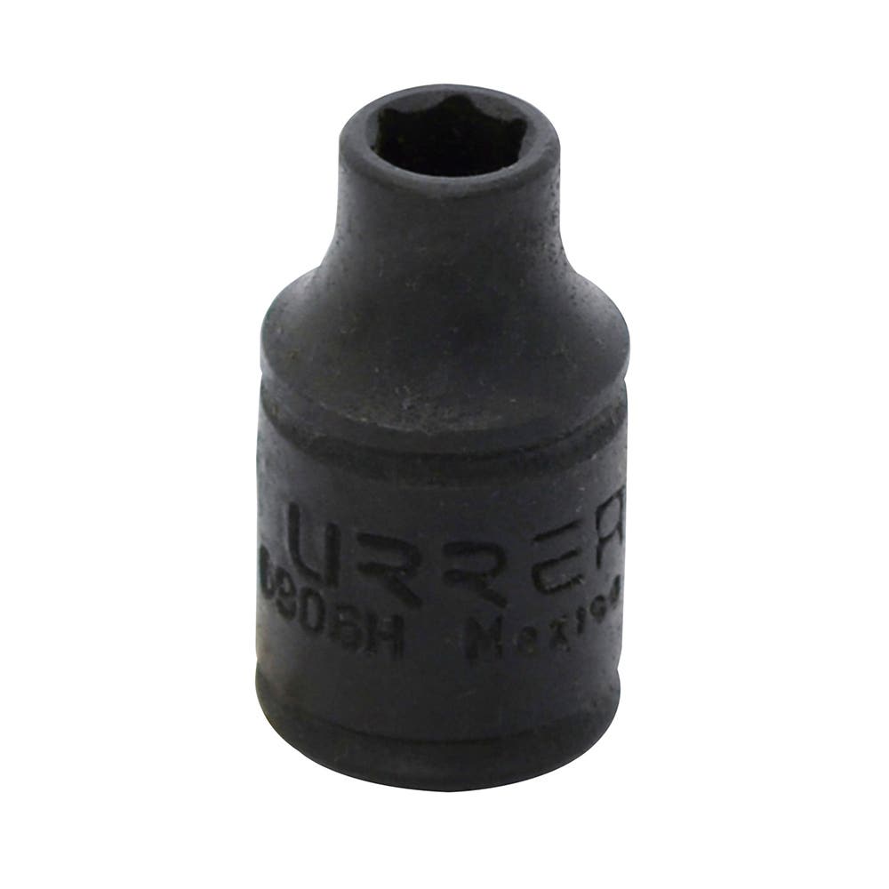Dado de impacto cuadro de 1/4", 6 puntas, en pulgadas, 3/16" Urrea 6906H - imagen 2