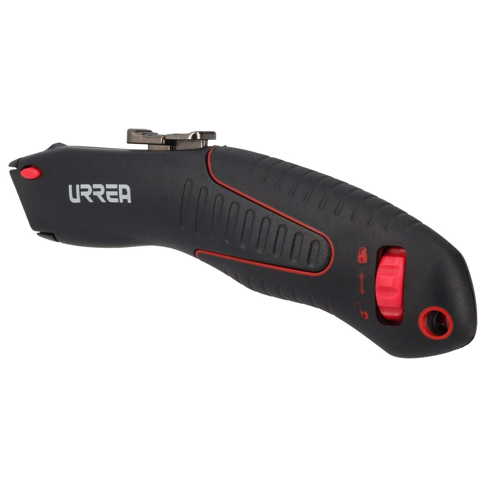 Navaja utilitaria retráctil curva, 7", hoja recubierta con PTFE Urrea 690A - imagen 4