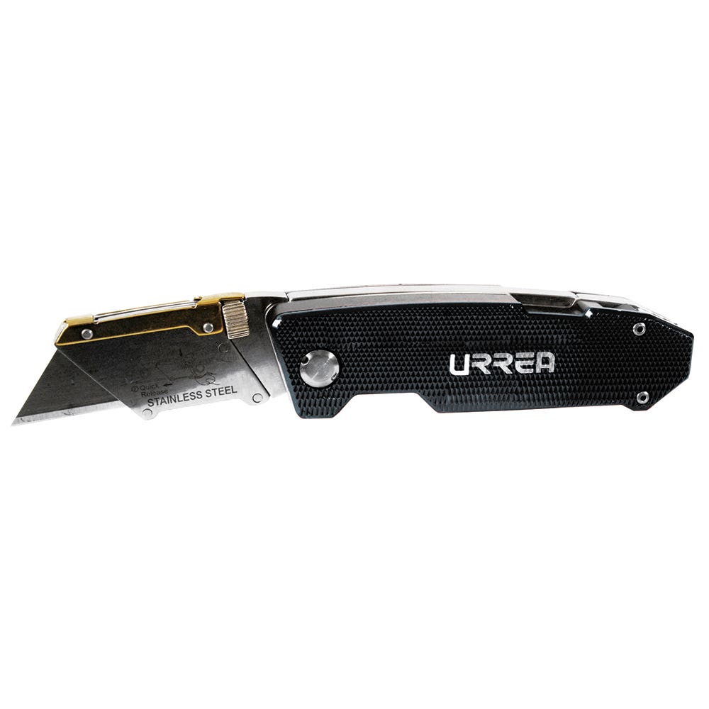 Navaja utilitaria abatible con puntas, 7-1/4" Urrea 690F