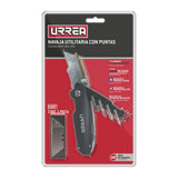 Navaja utilitaria abatible con puntas, 7-1/4" Urrea 690F - imagen 3