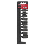 Juego de dados de impacto cuadro de 1/4", 6 puntas, en pulgadas, 10 piezas Urrea 69106 - imagen 3