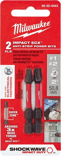 Kit combinado de 2 piezas ECX™ Milwaukee 48-32-4443 - imagen 2
