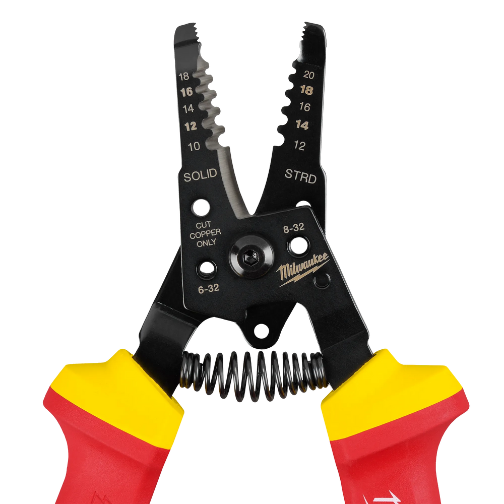 Pelacables y cortador con aislamiento para 1000 V para cables de 10-20 AWG Milwaukee 48-22-2214 - imagen 5