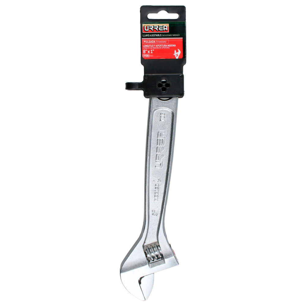Llave ajustable cromada 1", 8" Urrea 708 - imagen 3