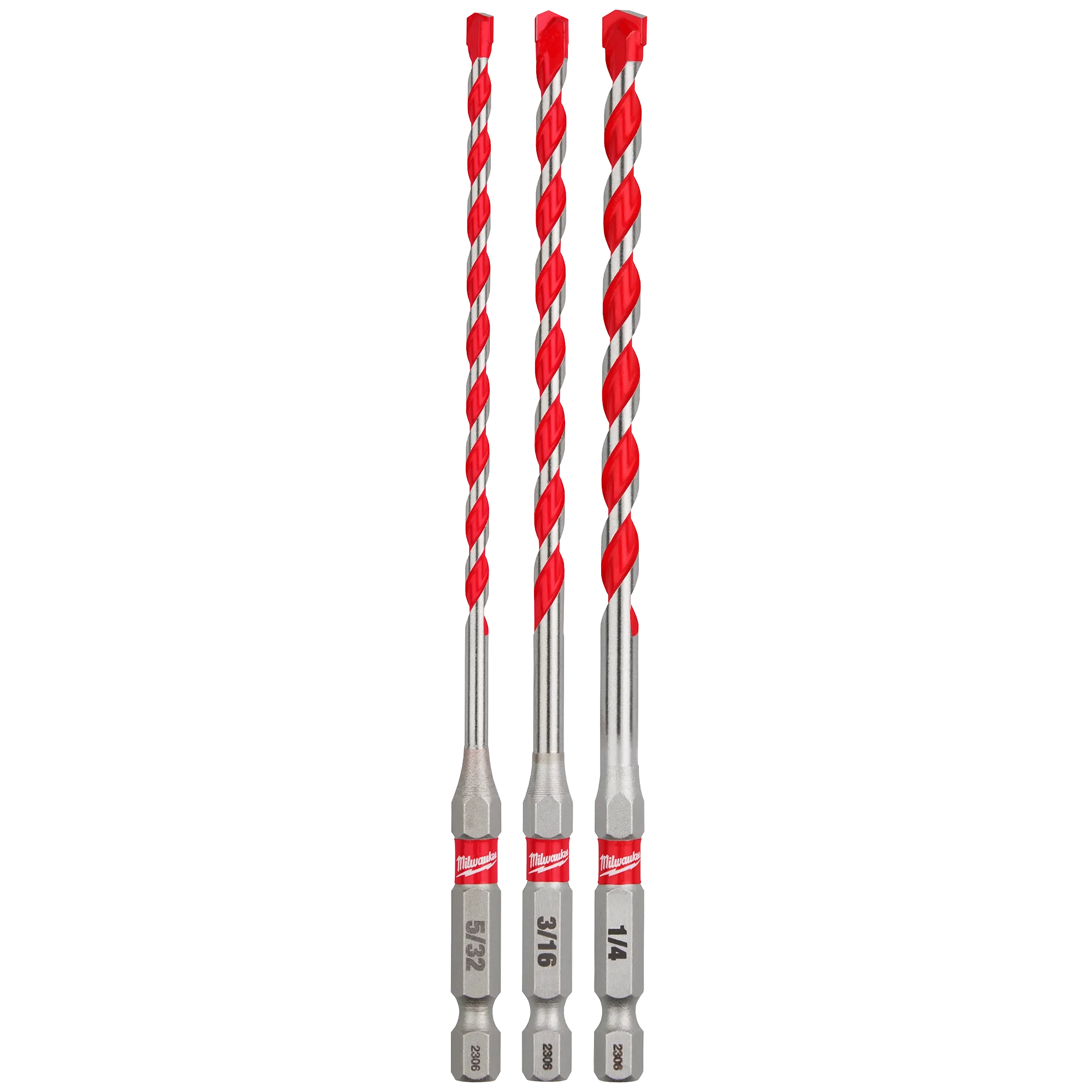 Juego de 3 brocas de carburo para taladro percutor SHOCKWAVE Impact Duty™ Milwaukee 48-20-9050