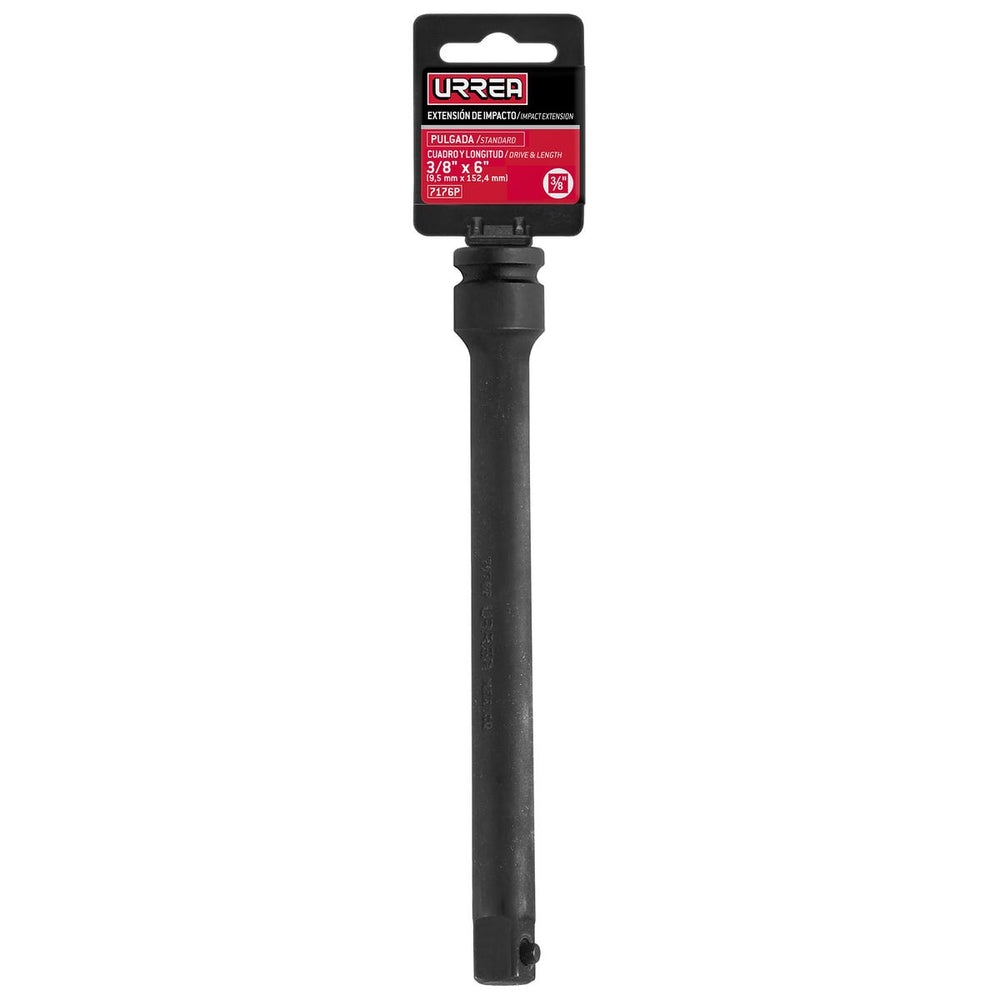 Extensión con perno para dado de impacto cuadro de 3/8", 6" Urrea 7176P - imagen 3
