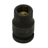 Dado de impacto con imán cuadro de 3/8", 6 puntas, en pulgadas, 3/8" Urrea 7212HM