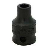Dado de impacto cuadro de 3/8", 12 puntas, en pulgadas, 7/16" Urrea 7214 - imagen 2