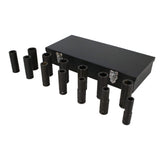Juego de dados largos de impacto cuadro de 1/2", 6 puntas, métricos, 13 piezas Urrea 7302MC - imagen 4