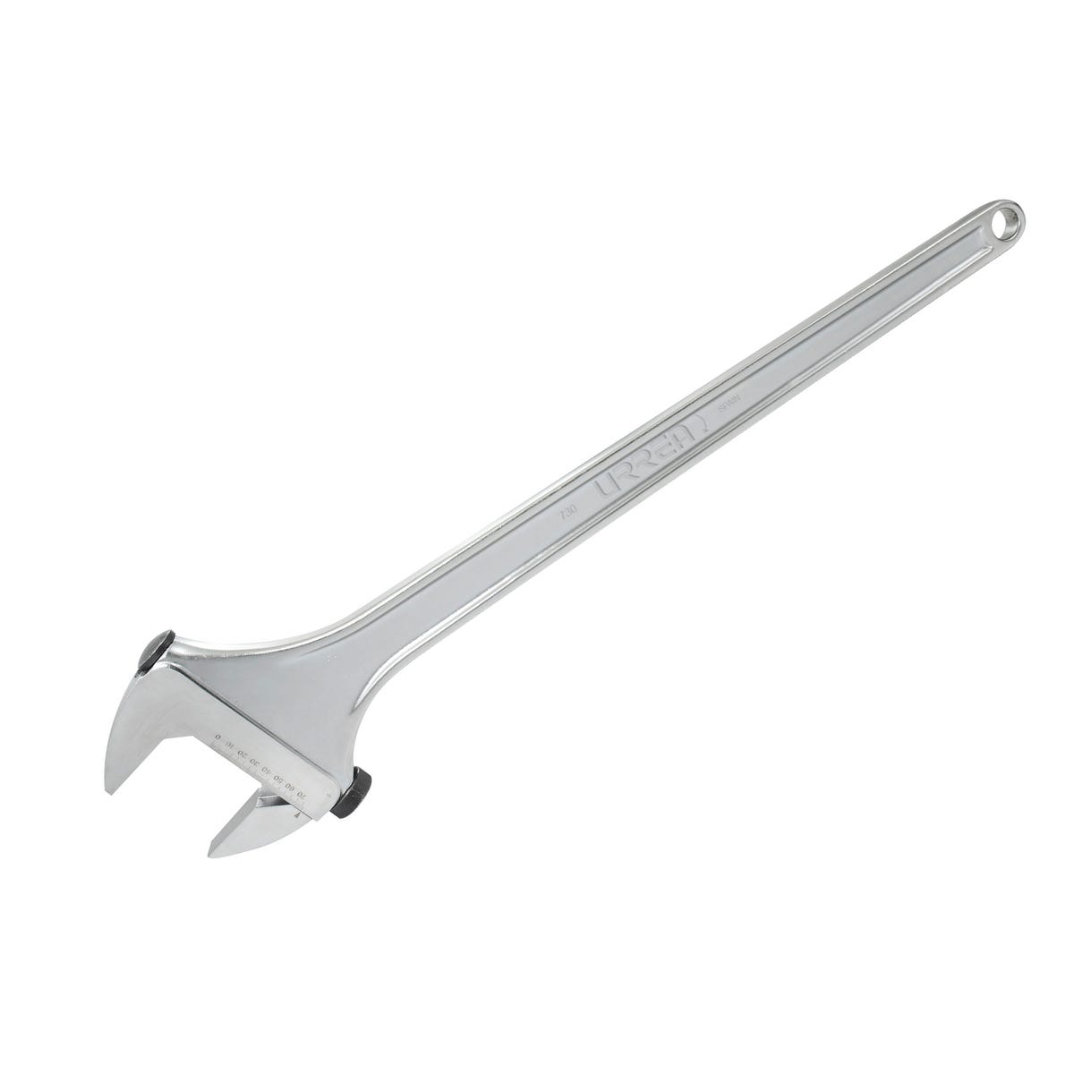 Llave ajustable cromada con ajuste rápido 30" 3" Urrea 730
