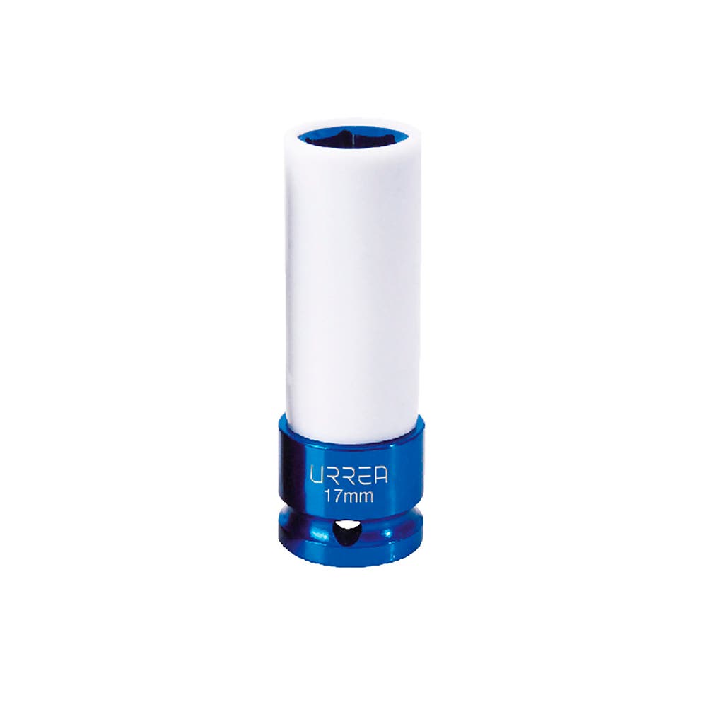 Dado de impacto métrico cuadro de 1/2" con protección nylamid 11/16" Urrea 7317MP