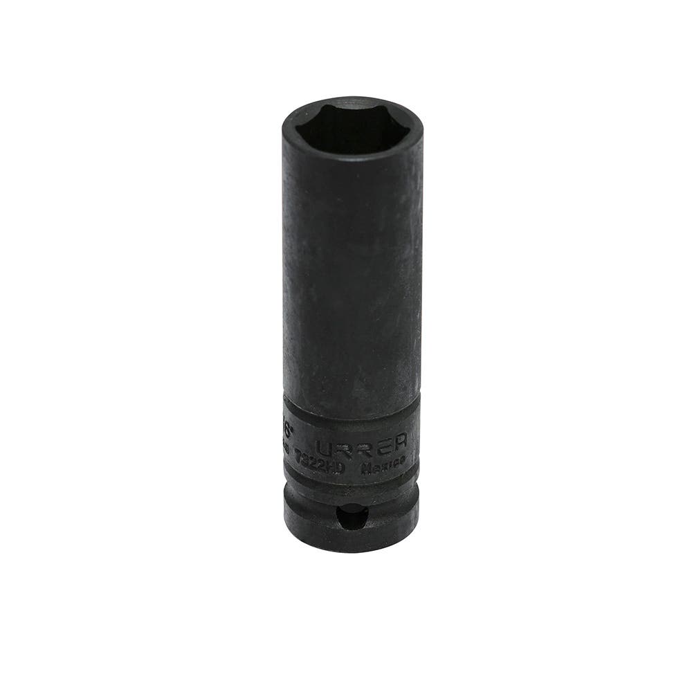 Dado de impacto pared delgada cuadro de 1/2", 6 puntas, en pulgadas, 11/16" Urrea 7322HD