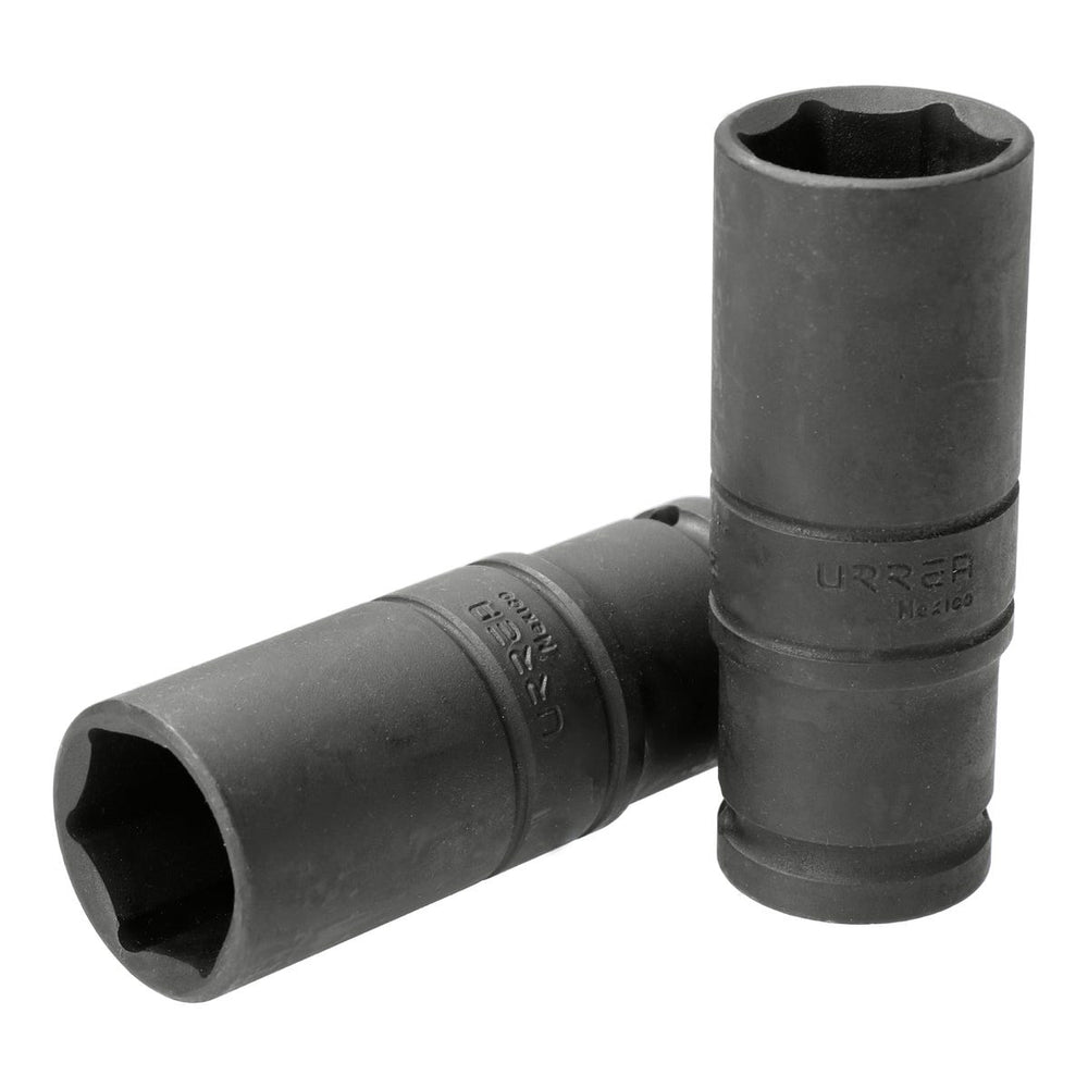 Dado de impacto pared delgada cuadro de 1/2", 6 puntas, en pulgadas, 1" Urrea 7332HD