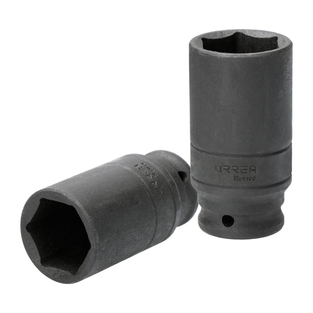 Dado de impacto largo cuadro de 1/2", 6 puntas, métrico, 35 mm Urrea 7335M