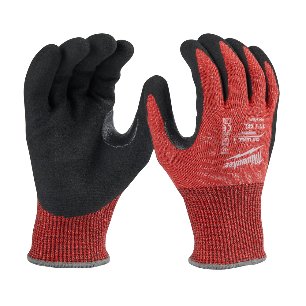 12 pares de guantes de nitrillo con corte nivel 4 - XXL Milwaukee 48-22-8949B