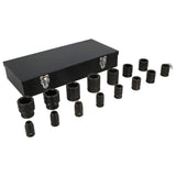 Juego de dados de impacto cuadro de 1/2", 6 puntas, en pulgadas, 15 piezas, en caja Urrea 7402C - imagen 4