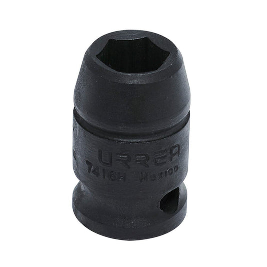 Dado de impacto cuadro de 1/2", 6 puntas, en pulgadas, 1/2" Urrea 7416H