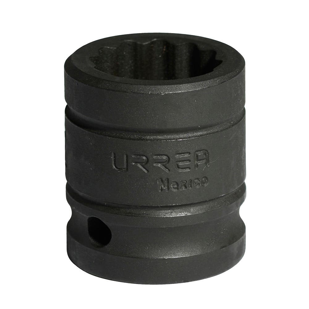 Dado de impacto cuadro de 1/2", 12 puntas, métrico, 18 mm Urrea 7418MT