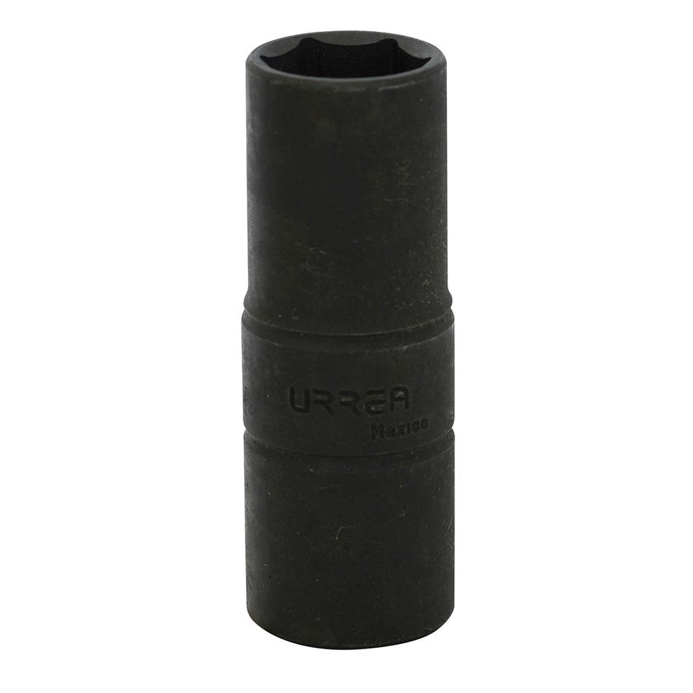 Dado de impacto largo doble boca métrico cuadro de 1/2", 3/4" x 13/16" Urrea 741921MT