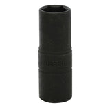 Dado de impacto largo doble boca métrico cuadro de 1/2", 3/4" x 13/16" Urrea 741921MT
