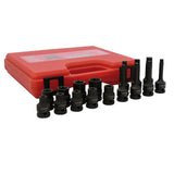 Juego de dados de impacto torx hembra y punta torx cuadro de 1/2", 16 piezas Urrea 74ET17 - imagen 2