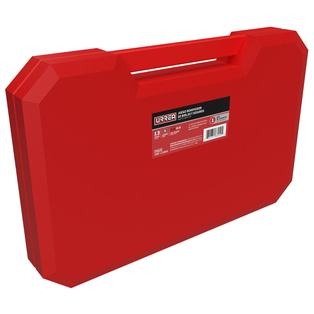 Juego de extractor tuercas barridas 3/8", 13 piezas Urrea 74HLR - imagen 3